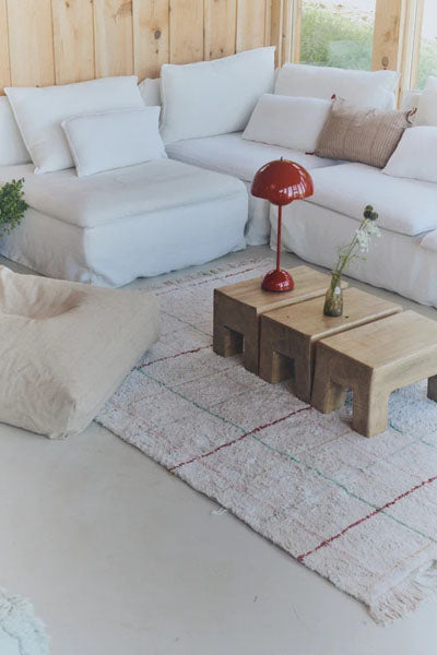 Growing up Washable Rug  by Lorena Canals, showing growing up washable rug in live shot.