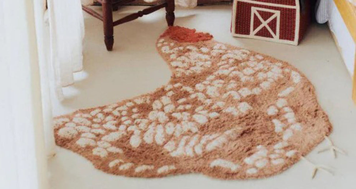 Growing up Washable Rug  by Lorena Canals, showing growing up washable rug in live shot.