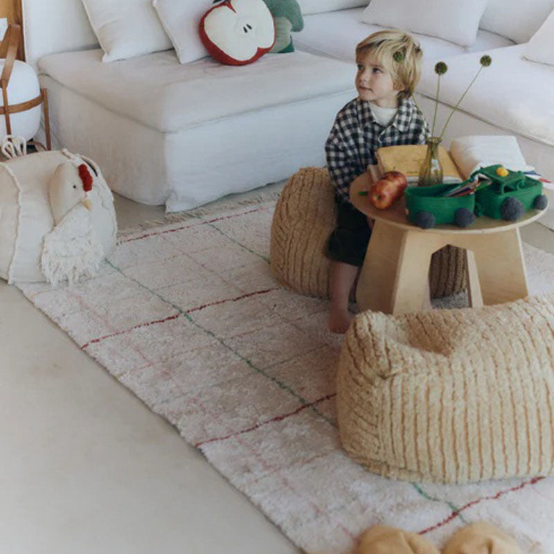 Growing up Washable Rug  by Lorena Canals, showing growing up washable rug in live shot.
