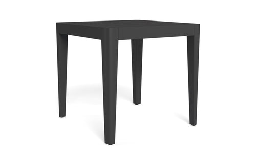 Hamilton Dining Table by Harbour - Small Square, Asteroid Aluminum.