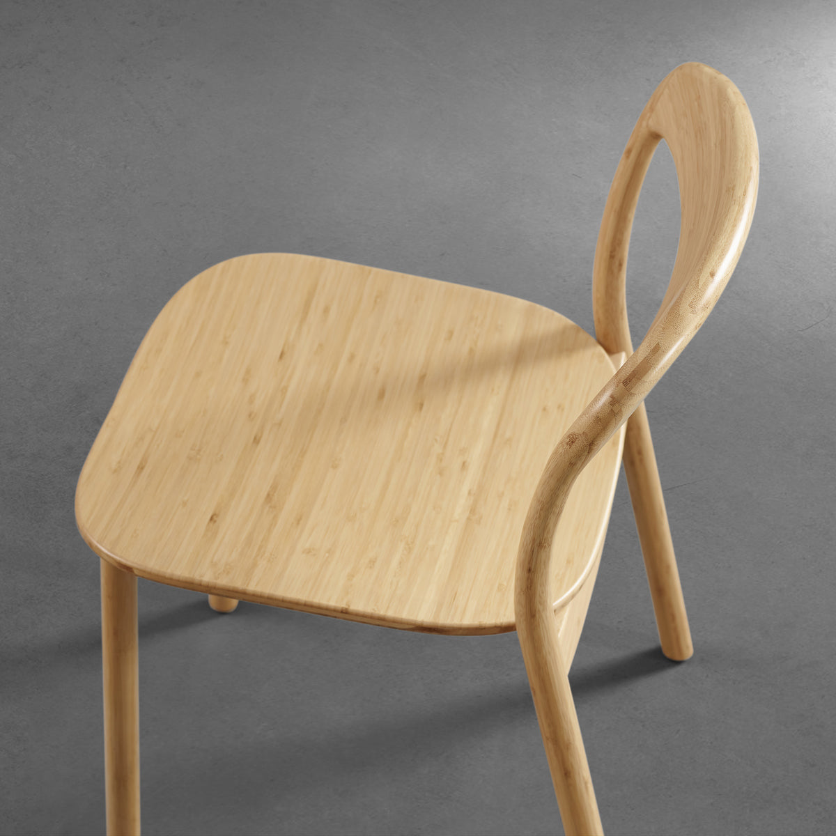 Hanna Dining Chair by Greenington, showing closeup view of hanna dining chair in live shot.