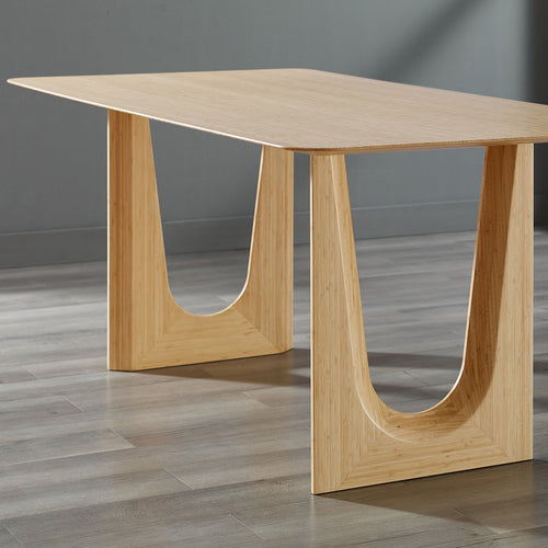 Hanna Dining Table by Greenington, showing hanna dining table in live shot.