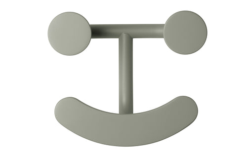 Happy Hook by Fritz Hansen - Green Grey Painted Steel.