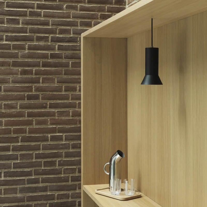Hat Lamp by Normann Copenhagen, showing hat lamp in live shot.