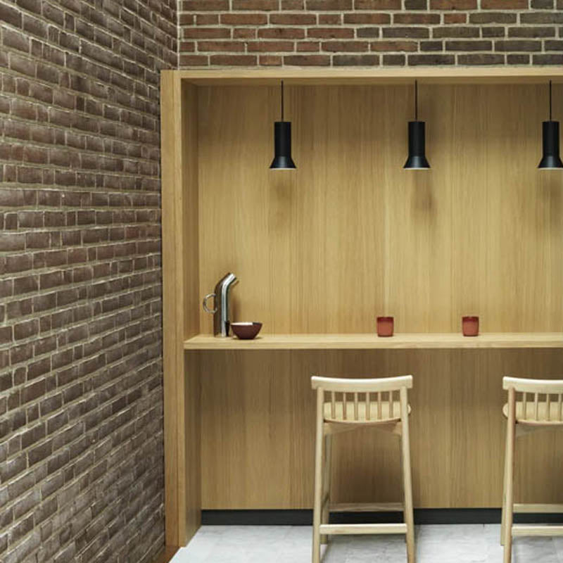 Hat Lamp by Normann Copenhagen, showing hat lamp in live shot.