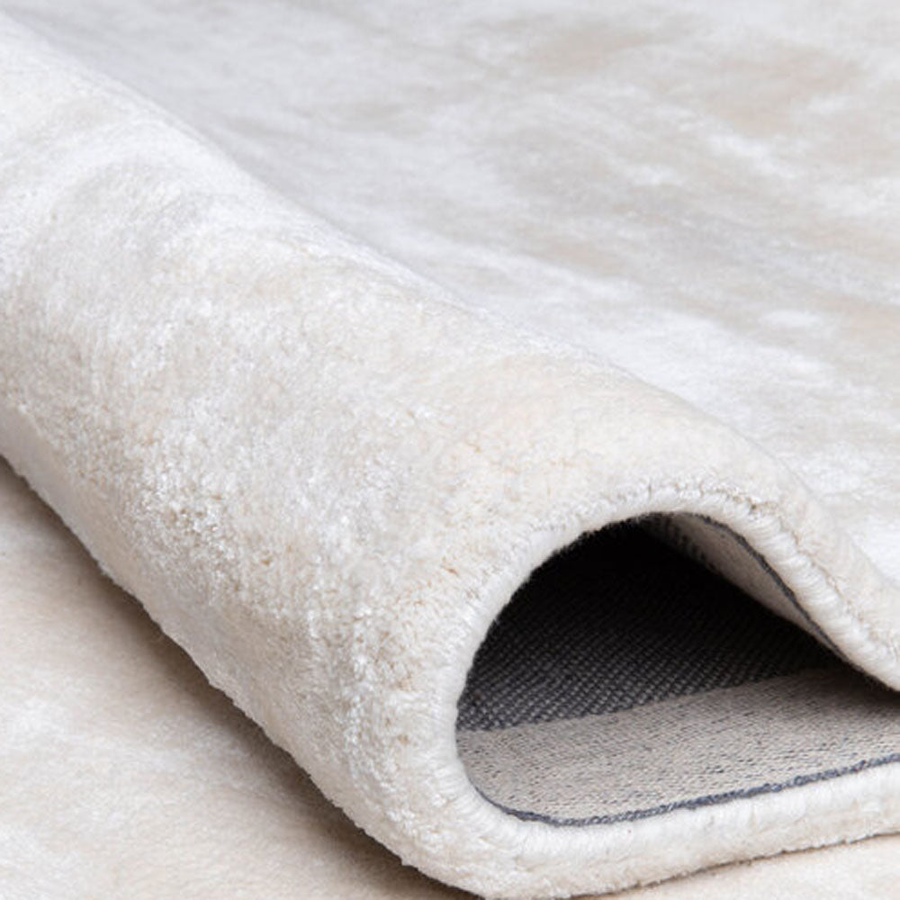 Haze Hand Knotted Rug by Ligne Pure, showing closeup view of haze hand knotted rug.