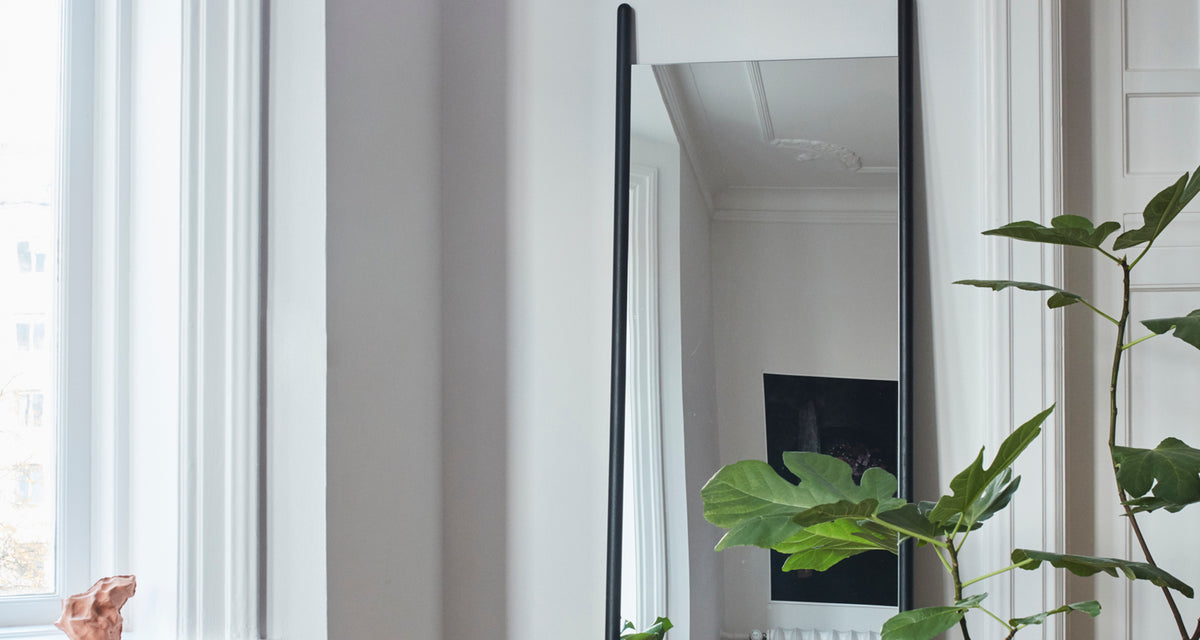 Georg Mirror by Skagerak, showing georg mirror in live shot.