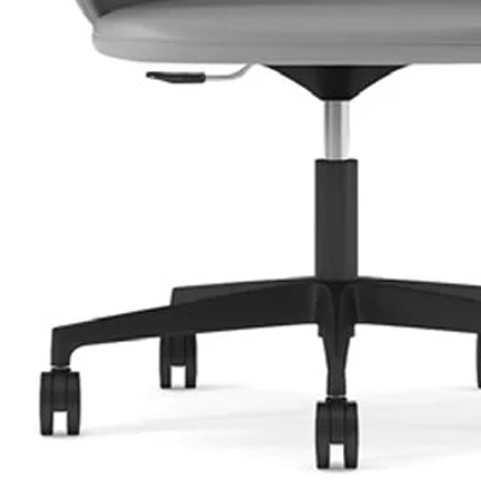 Host Swivel Arm Office Chair by Kollektiff, showing closeup view of host swivel arm office chair in 5-legs with castors/category 2.