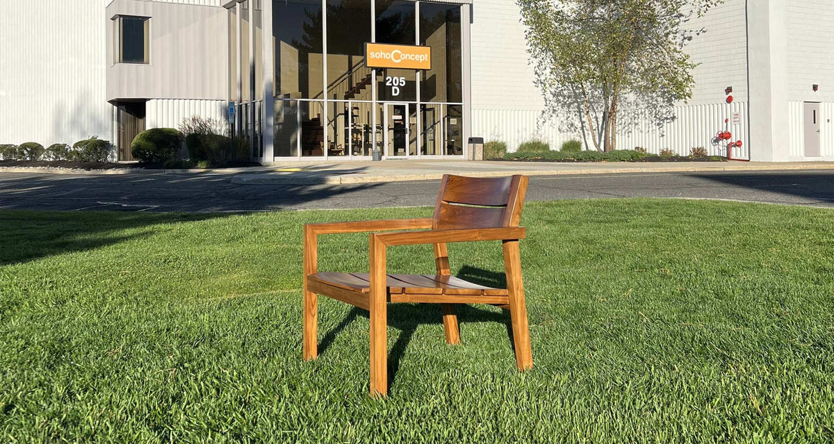 Hrant Lounge Armchair by SohoConcept, showing hrant lounge armchair in live shot.