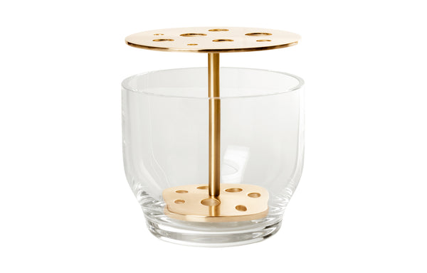 Ikebana Vase by Fritz Hansen - Small, Brass.