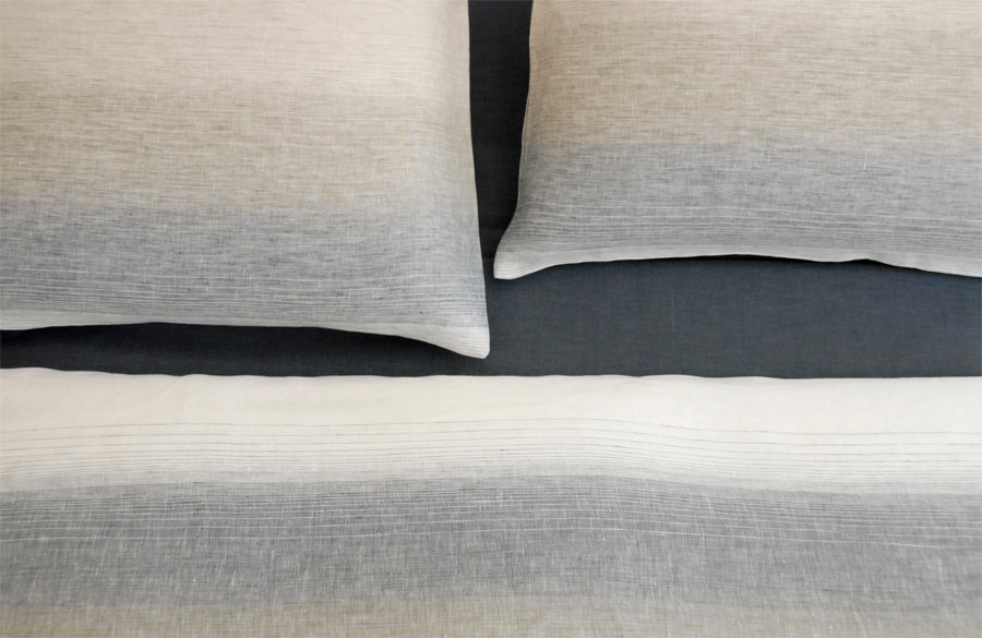 INES Bedding Collection by Area, showing closeup view of ines bedding collection in live shot.