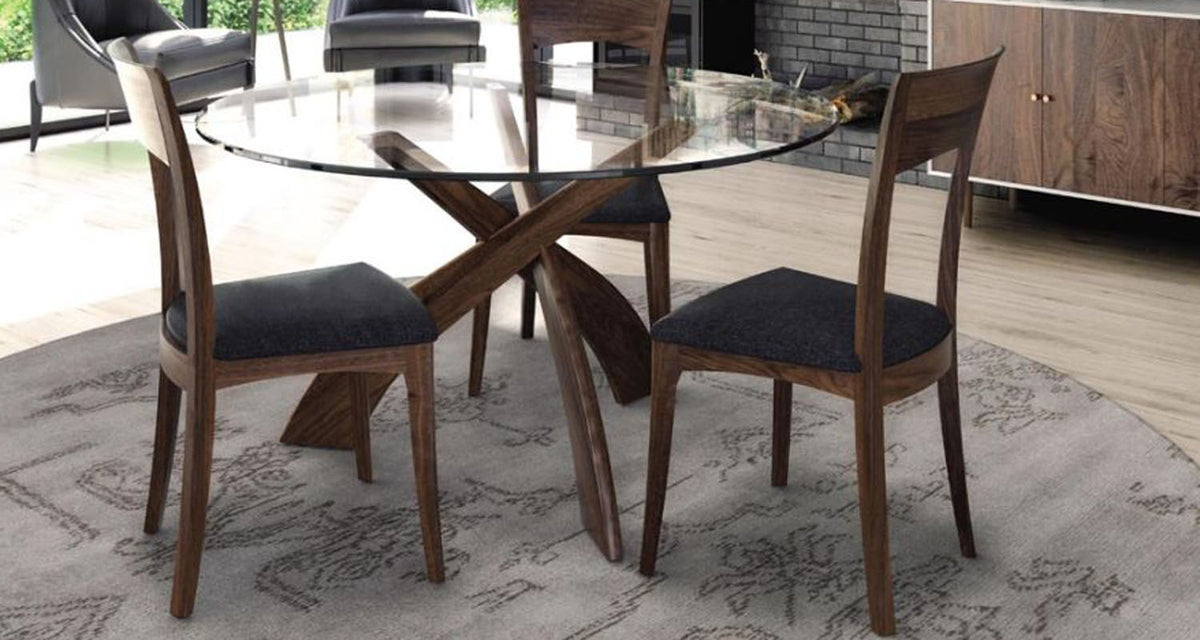 Ingrid Side Chair by Copeland Furniture, showing ingrid side chair in live shot.