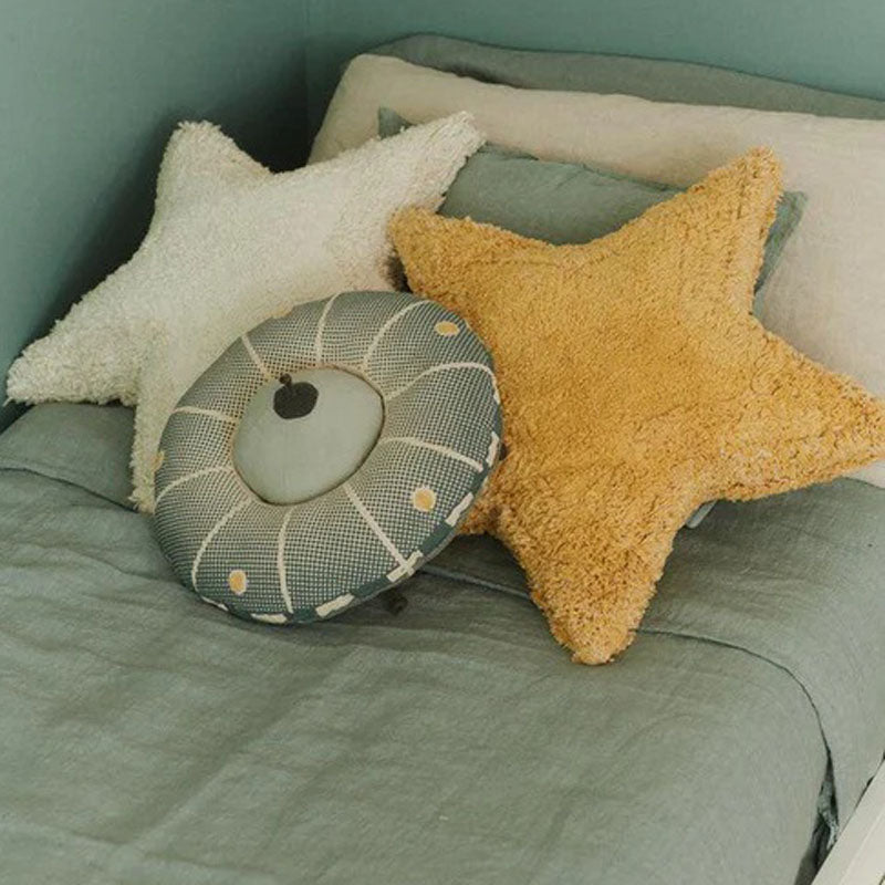 Interactive Cushion by Lorena Canals, showing interactive cushion in live shot.