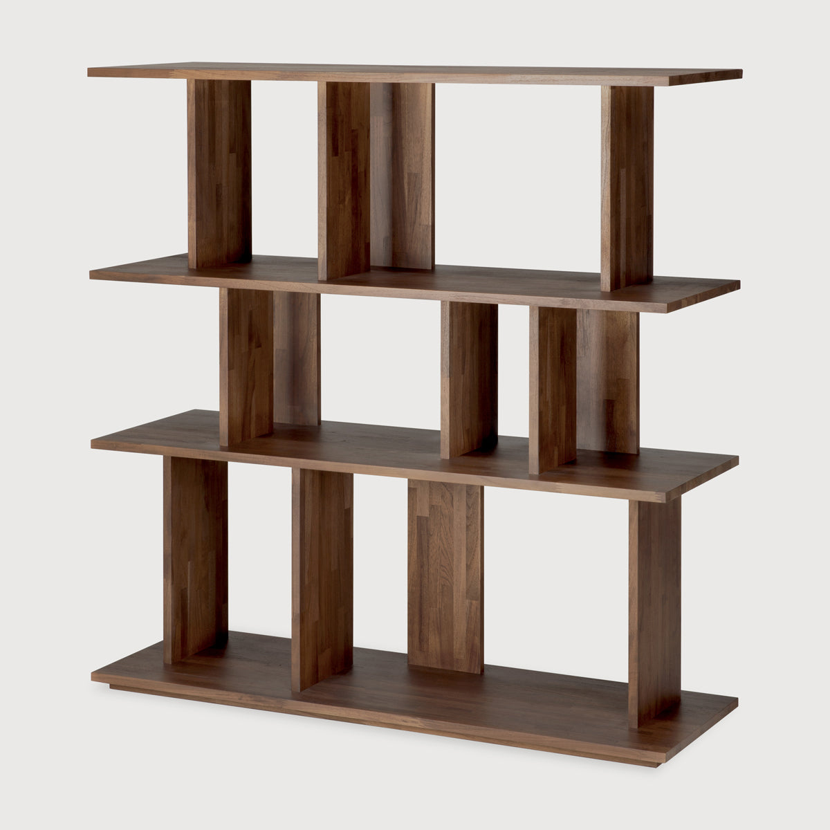 Irregular Rack by Ethnicraft, showing angle view of irregular rack in studio shot.