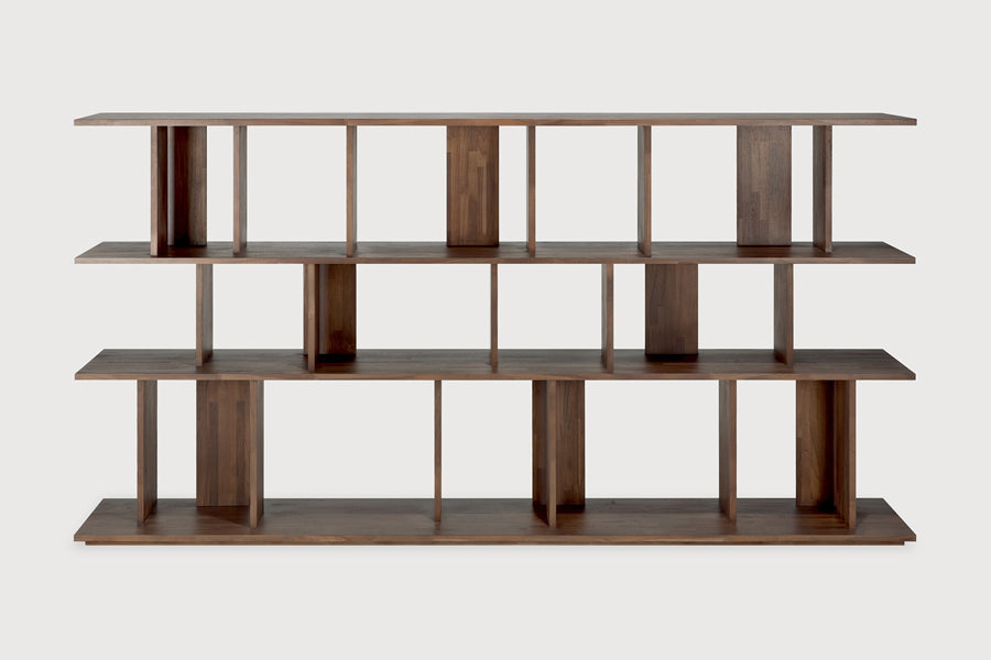 Irregular Rack by Ethnicraft, showing front view of irregular rack in studio shot.