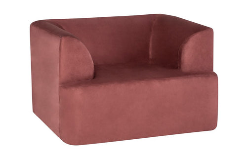 Isla Occasional Chair by Nuevo - Chianti Microsuede Fabric.