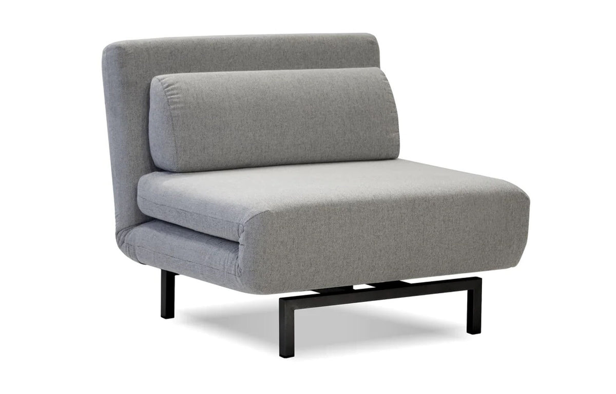 Iso Motion Chair by Mobital - Silver Tweed Fabric.