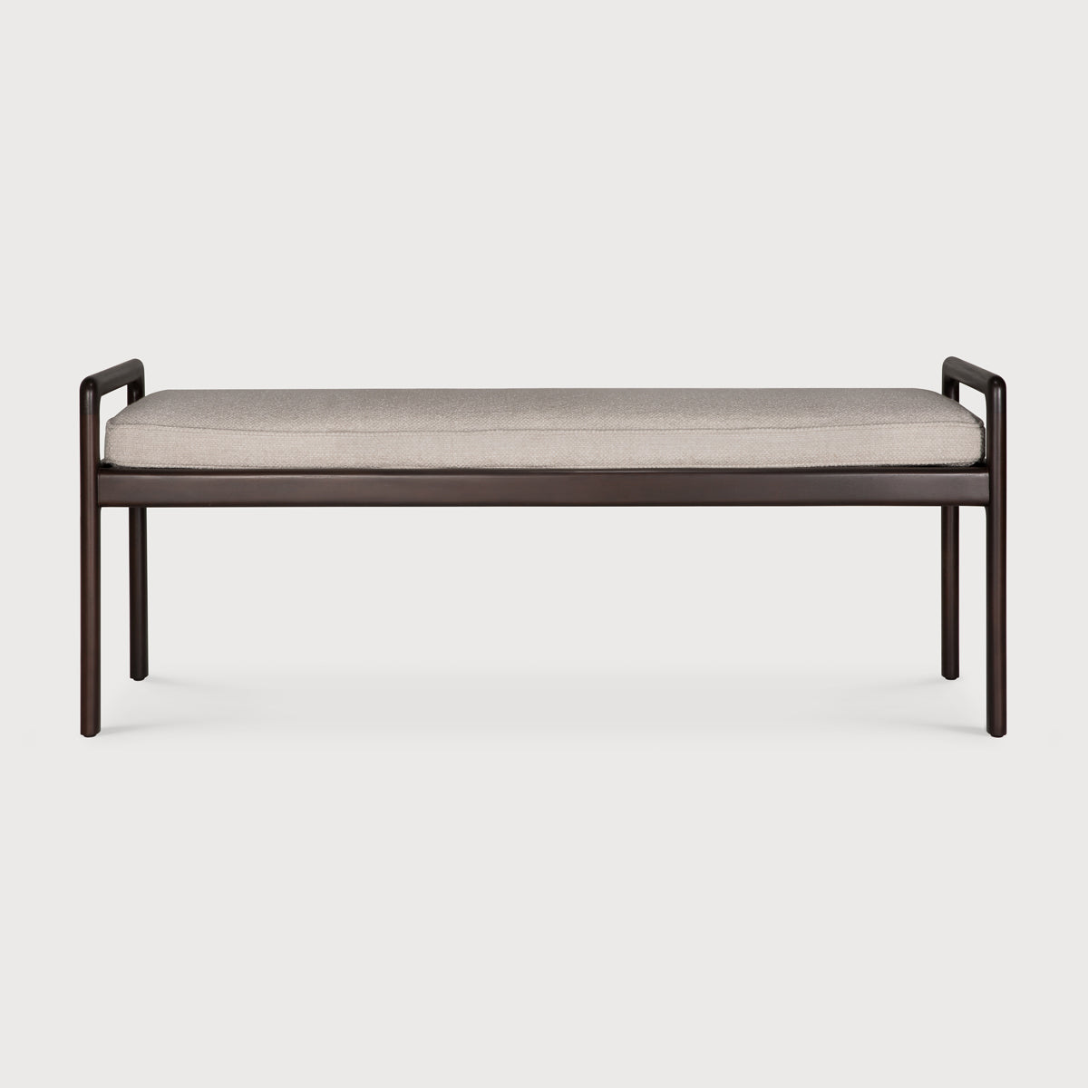 Jack Bench by Ethnicraft, showing front view of jack bench in studio shot.