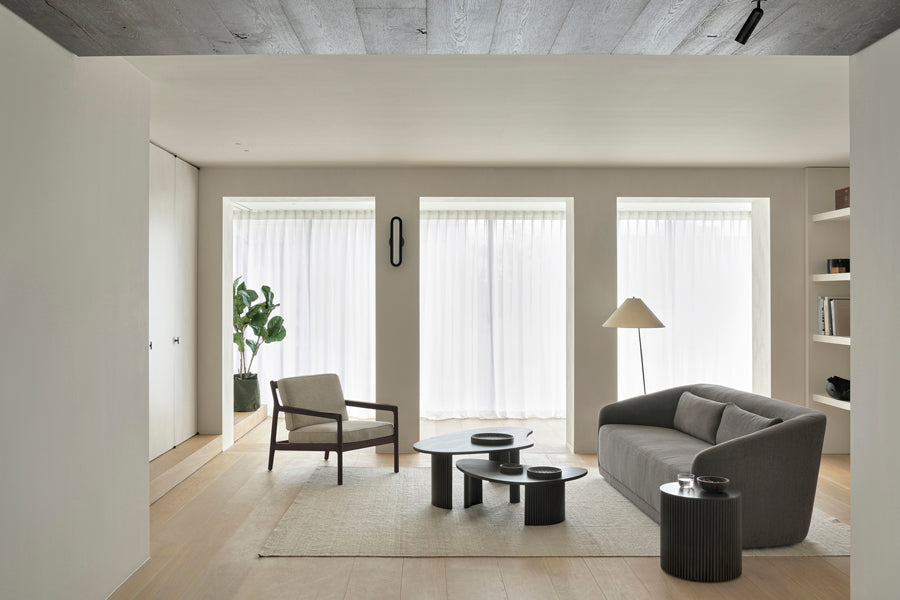 Jack Lounge Chair by Ethnicraft, showing jack lounge chair in live shot.