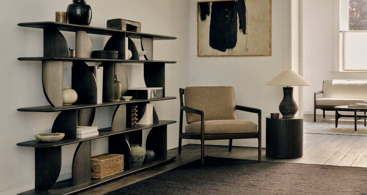 Jack Lounge Chair by Ethnicraft, showing jack lounge chair in live shot.