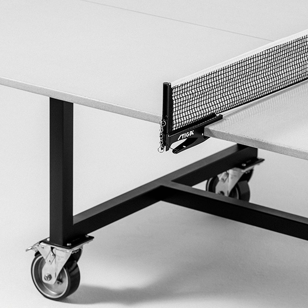 James De Wulf Rolling Ping Pong Table by James De Wulf, showing closeup view of james de wulf rolling ping pong table.