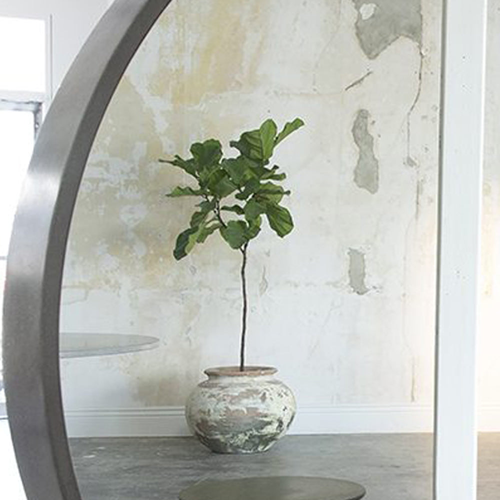 James De Wulf Standing Mirror by James De Wulf, showing closeup view of james de wulf standing mirror.
