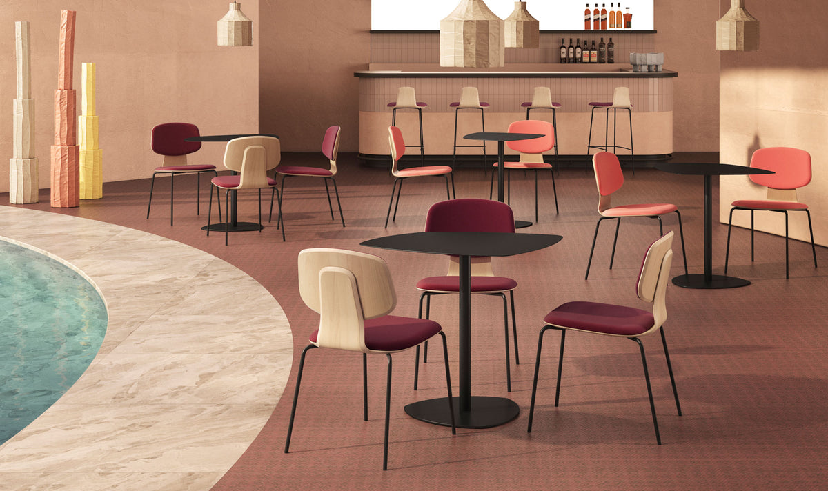Jay Stool by Kollektiff, showing jay stools in live shot.