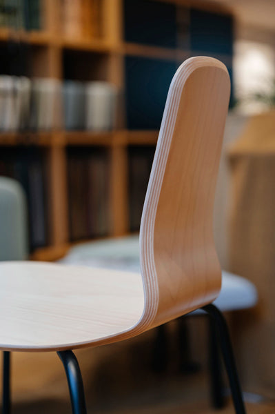 Jay Stool by Kollektiff, showing closeup view of jay stool in live shot.