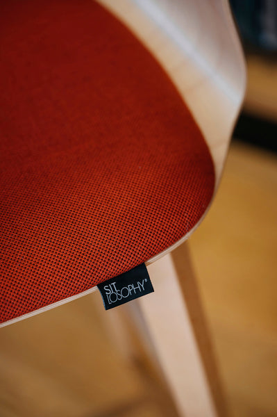 Jay Stool by Kollektiff, showing closeup view of jay stool in live shot.