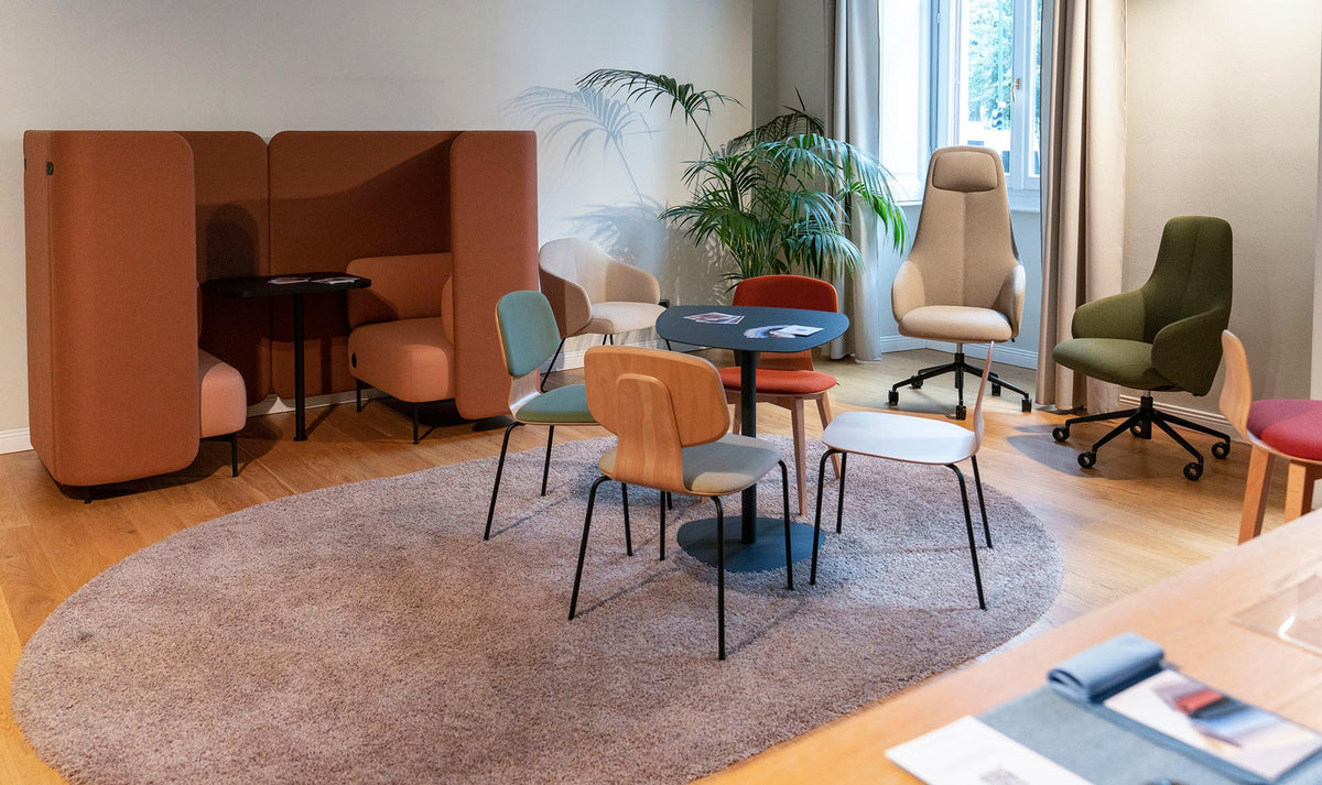 Jay Wood Chair by Kollektiff, showing jay wood chair in live shot.