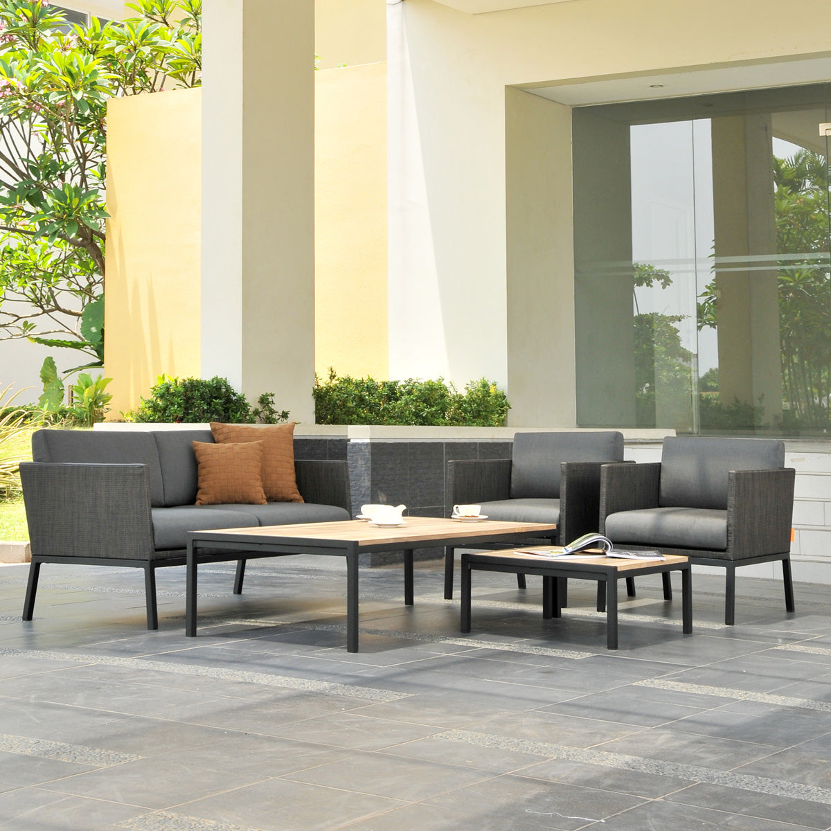 Jaydu 2-Seater Lounge Sofa by Mamagreen, showing jaydu 2-seater lounge sofa in live shot.