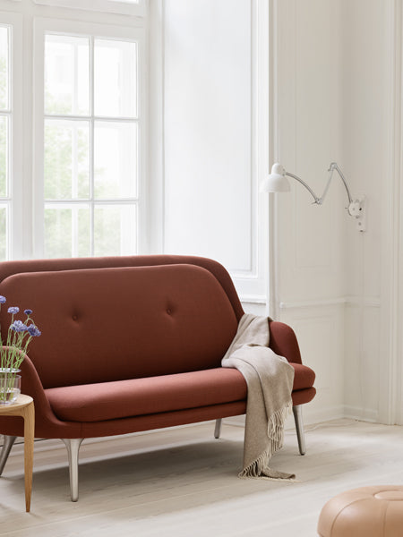 Kaiser Idell Wall Lamp by Fritz Hansen, showing kaiser idell wall lamp in live shot.