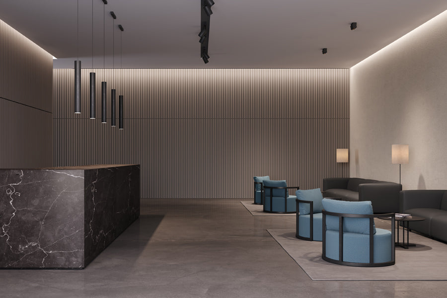 Kav Swivel Lounge Chair by B&T, showing kav swivel lounge chairs in live shot.