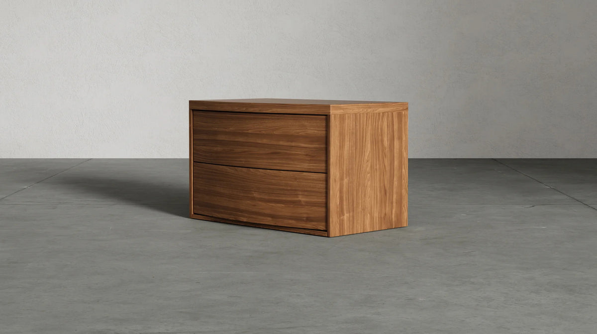 Kellen Nightstand by Viesso, showing kellen nightstand in live shot.