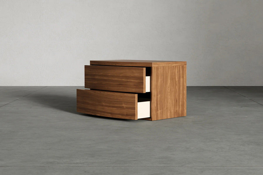Kellen Nightstand by Viesso, showing kellen nightstand in live shot.