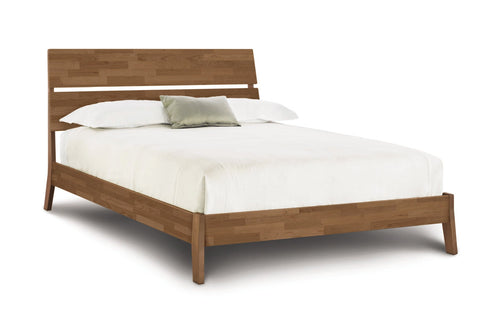 Linn Bedroom Collection - King by Copeland Furniture - Bed, Natural Walnut.