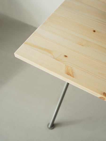Kip Desk by Normann Copenhagen, showing closeup view of kip desk in live shot.