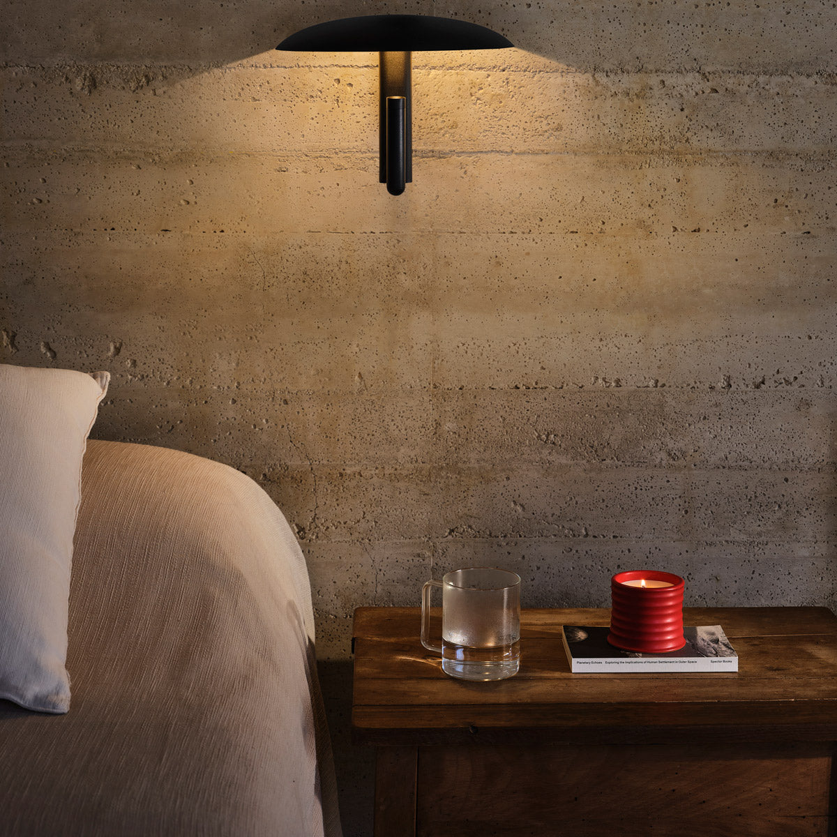 Konoha Wall Light by Marset, showing konoha wall light in live shot.