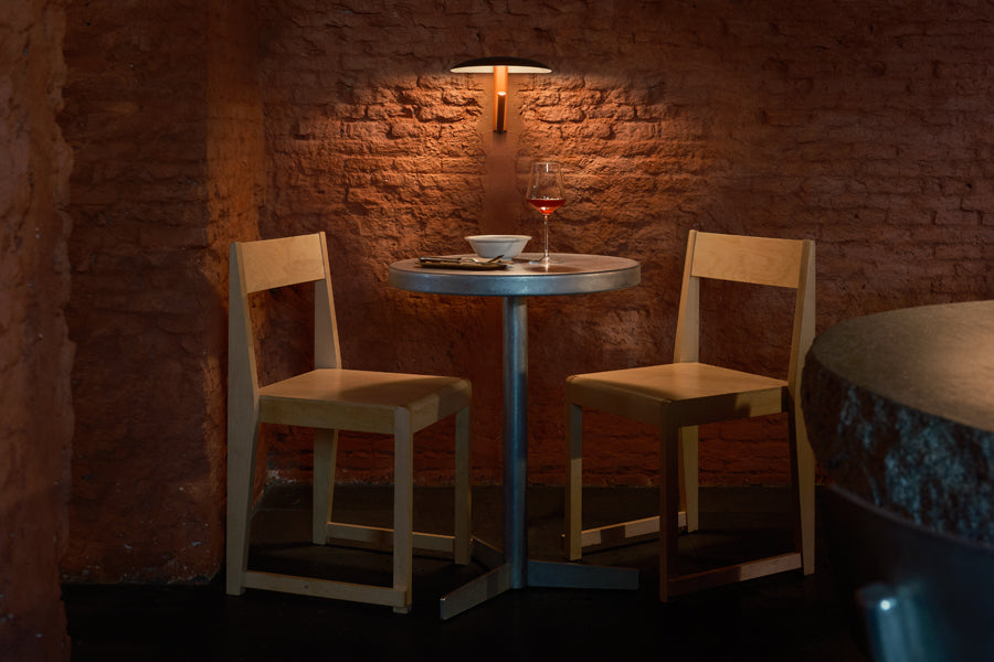 Konoha Wall Light by Marset, showing konoha wall light in live shot.
