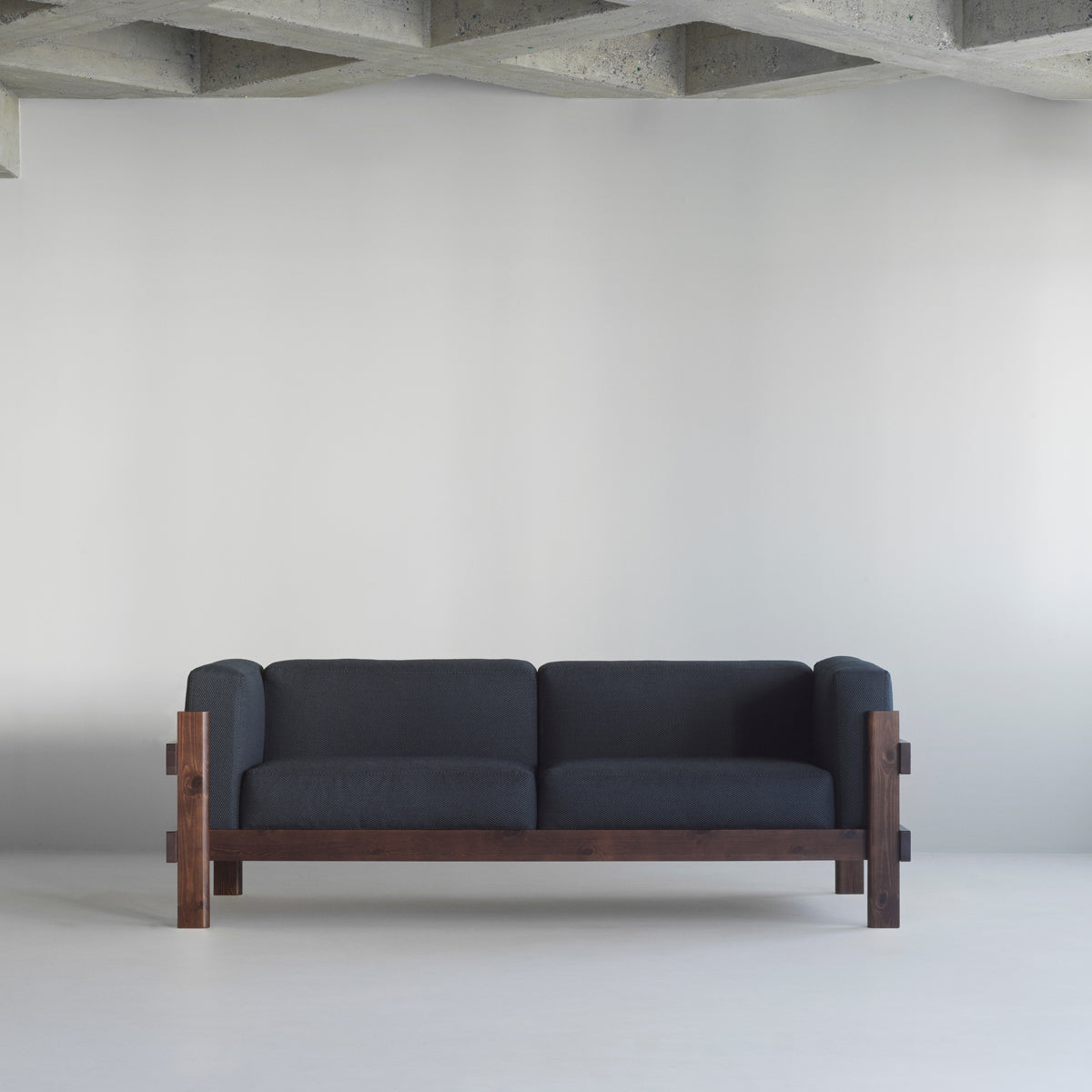 Kube Sofa by Normann Copenhagen, showing kube sofa in live shot.
