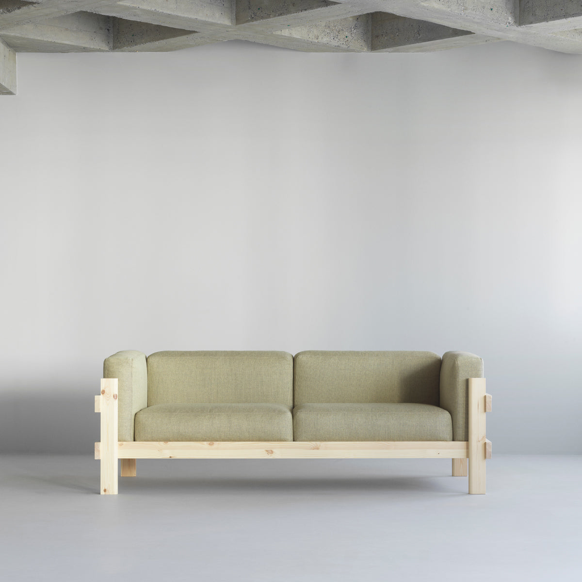 Kube Sofa by Normann Copenhagen, showing kube sofa in live shot.