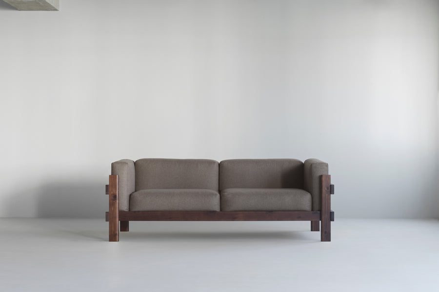 Kube Sofa by Normann Copenhagen, showing kube sofa in live shot.