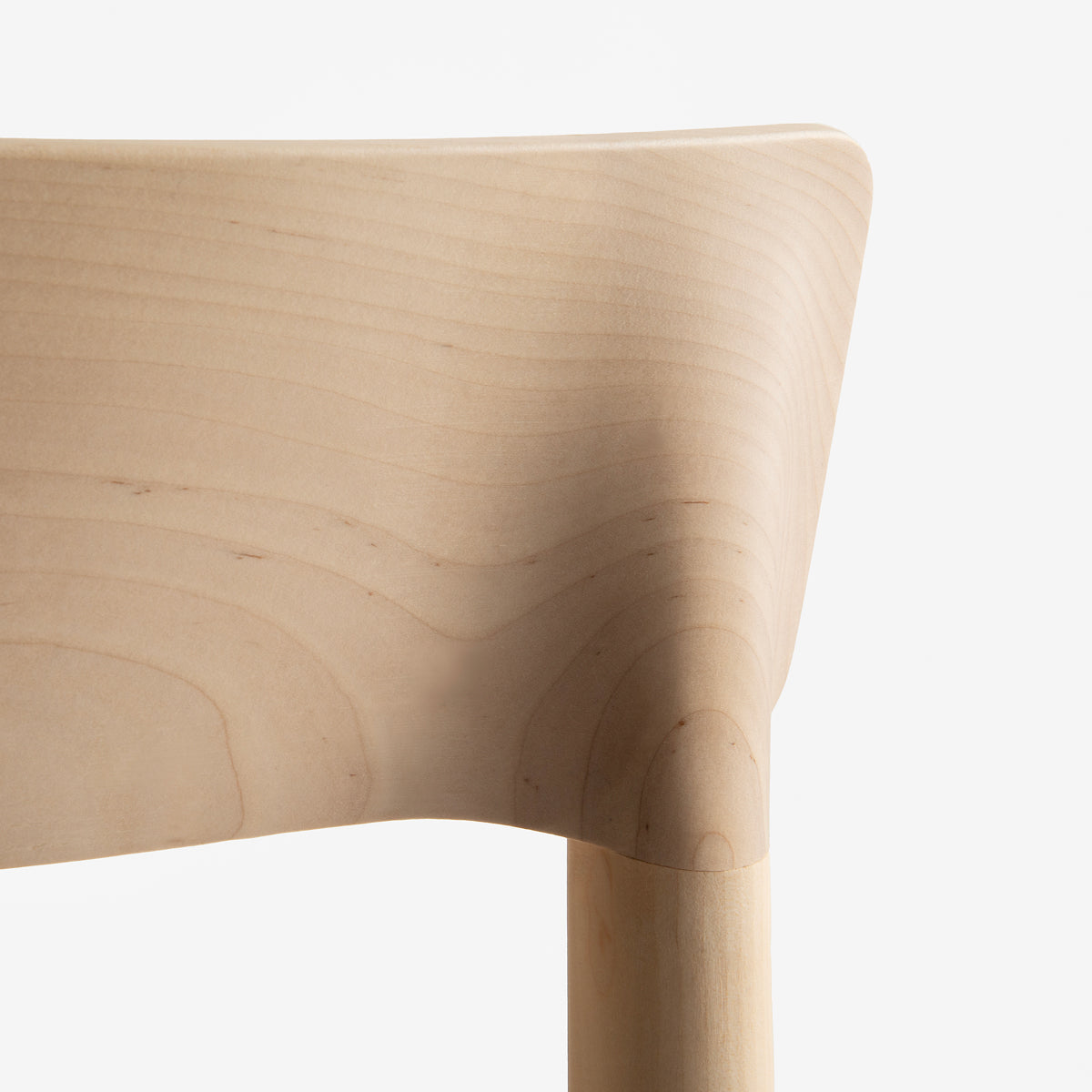 Kumu Chair by Nikari, showing closeup view of kumu chair in live shot.