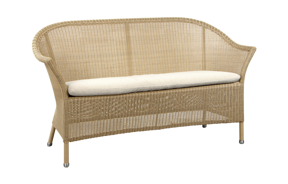Lansing 2-Seater Sofa by Cane-Line - Natural Fiber Weave, Sand Free Seat.