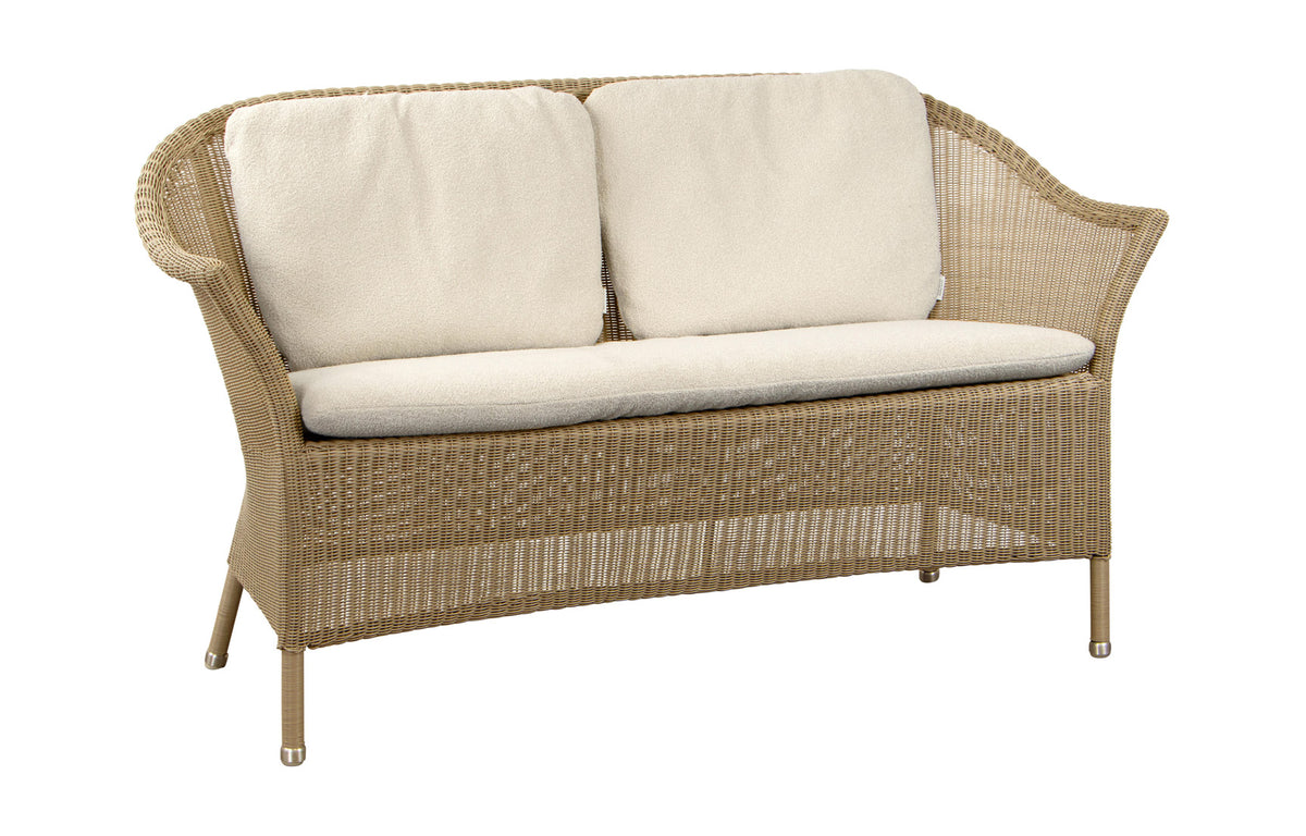Lansing 2-Seater Sofa by Cane-Line - Natural Fiber Weave, Sand Free Seat/Back Set.