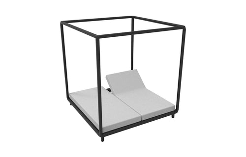 Laze Cabana by Cane-Line - Lava Grey Aluminum/Light Grey Natte Set Only.