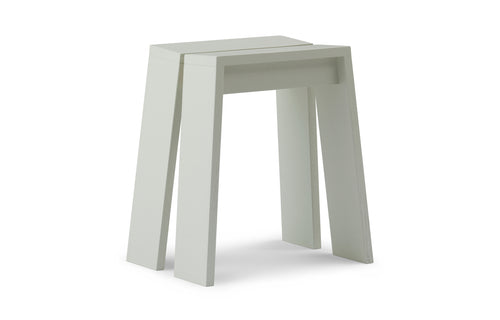Let Stool by Normann Copenhagen - Light Grey Lacquered.