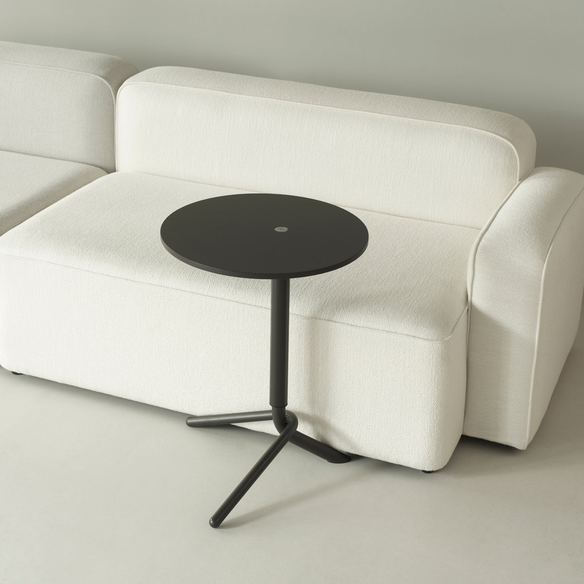 Lift Side Table by Normann Copenhagen, showing lift side table in live shot.