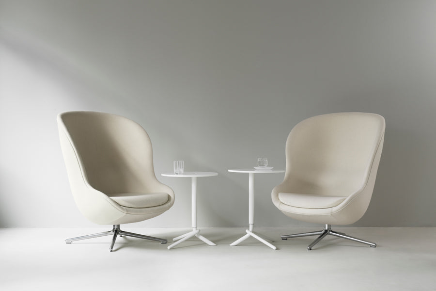 Lift Side Table by Normann Copenhagen, showing lift side tables in live shot.