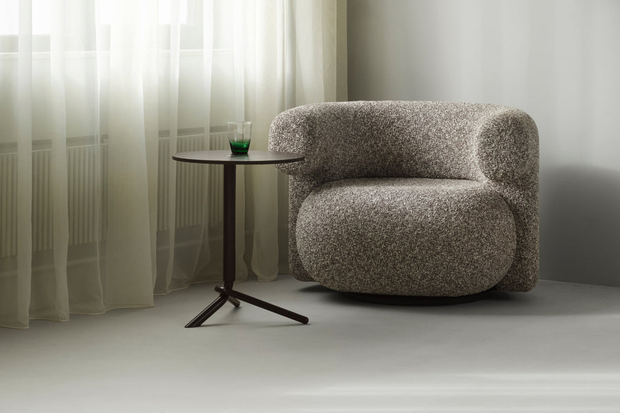 Lift Side Table by Normann Copenhagen, showing lift side table in live shot.